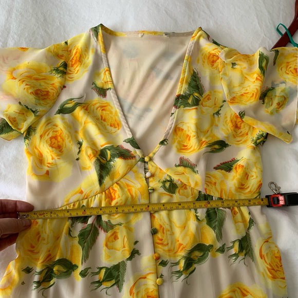 Floral print maxi dress by Sacred Hawk - Picture 5 of 6